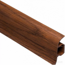 Плінтус килимовий ПВХ TIS коричневий 18х56х2500 мм