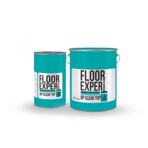 Двухкомпонентная эпоксидная смола FLOOR EXPERT EP CLEAR TOP (компонент A 6.67 кг/компонент B 3.33 кг) - фото 1