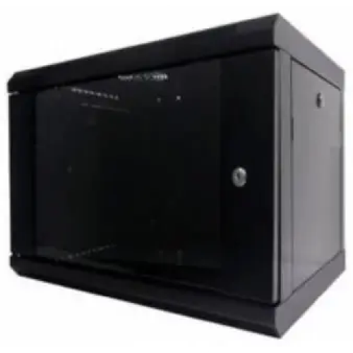 WMNC-35-9U-FLAT- BLACK Hypernet Шафа серверна настінна 9U 600x350 розбірна - фото 1