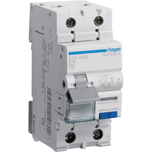 Дифавтомат 1P+N 6kA B-16A 10mA A - фото 1
