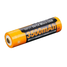 Акумулятор 18650 3500 mAh micro usb зарядка
