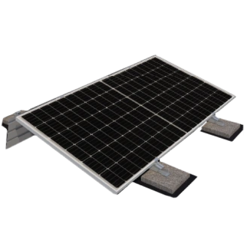 Комплект кріплення 1 сонячних панелей до 1800мм на плоский дах - фото 1