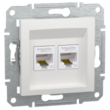 Розетка RJ45 подвійна