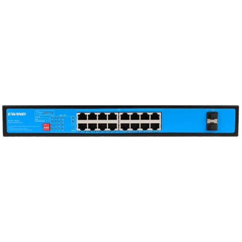 16-портовый PoE  300 Вт 2G SFP - фото 1