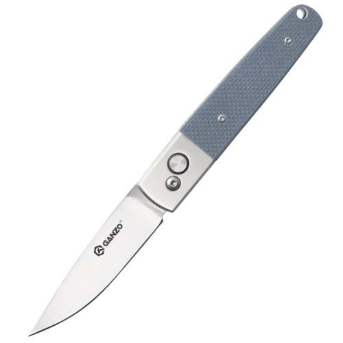 Нож складной серый - фото 1