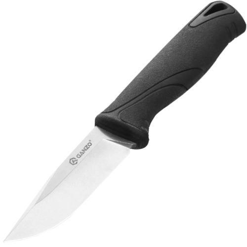 Нож черный с ножнами - фото 1