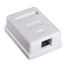 Розетка 1 порт екранована RJ45 STP біла