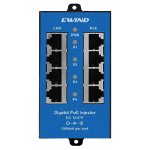 Инжектор PoE 4-портовый