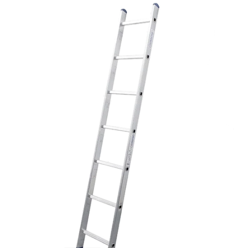 Алюминиевая односекционная лестница 7 ступеней - фото 1