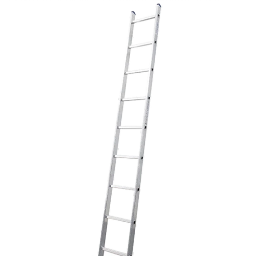 Алюминиевая односекционная лестница 9 ступеней - фото 1