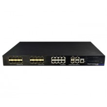 24-портовый Ethernet/Fiber гибридный коммутатор