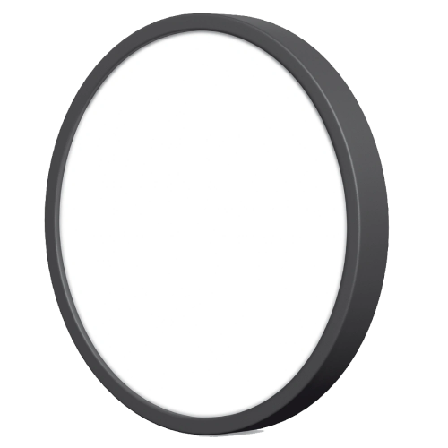 LED світильник накладний круглий Black - фото 1