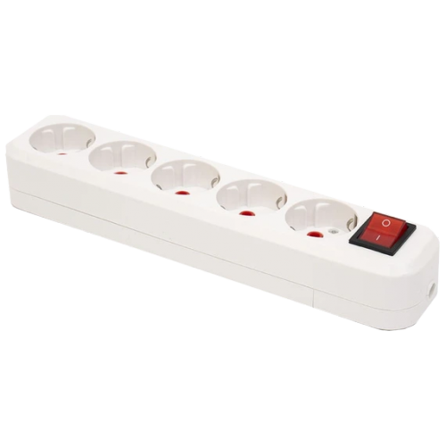 1 колодка 5 гнезд с заземлением купить на Форфикс колодка 5 гнезд с заземлением - фото 1