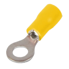 Ізольований накінечник вилковий 4-6 кв.мм, жовтий