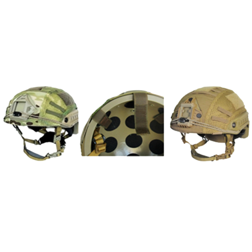 Чехол для шлема комбинированный (ткань+сетка) мультикам, размер L - фото 1