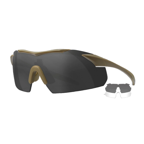 Защитные баллистические очки Серые/Прозрачные линзы - фото 1